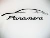 Porsche Panamera, Folienbeschriftung, Thekendekoration. Beklebung, Folienplott, Karlsfeld/Dachau bei München