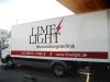 LimeLight Veranstaltungstechnik, Werbetechnik, Lkw-Beschriftung, Folienplott, Gilching bei München, Fuhrparkbeschriftung, Folierung