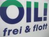 Beschriftung von 089 Werbung für OIL in München und Dachau