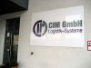 CIM GmbH Acrylshild Folienbeschiftung hinterklebt in München