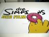 Film Simpsons Kinowerbung Digitaldruck in München